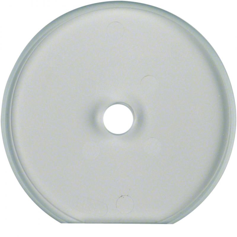 Hager Glas-Endplatte Schalter Serie Glas klar