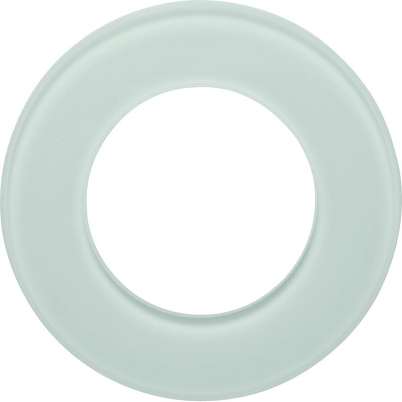 Hager Glasrahmen 1-fach, Serie Glas, polarweiß