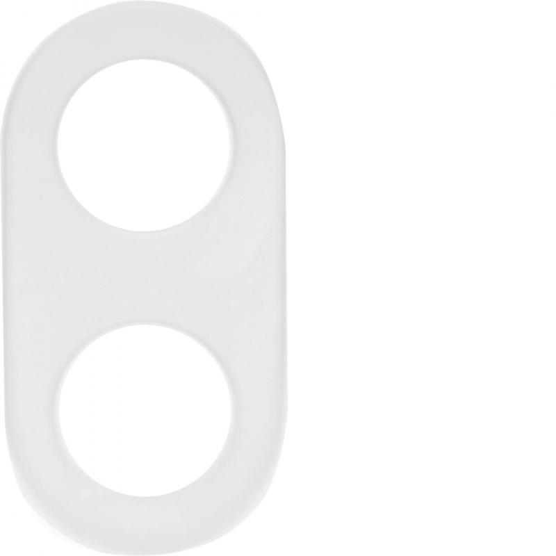 Hager Serie Glas, Rahmen 2fach f. HWM