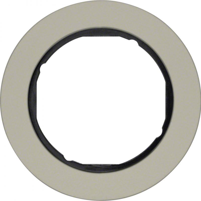 Hager Rahmen 1fach R.Classic E-Stahl schw