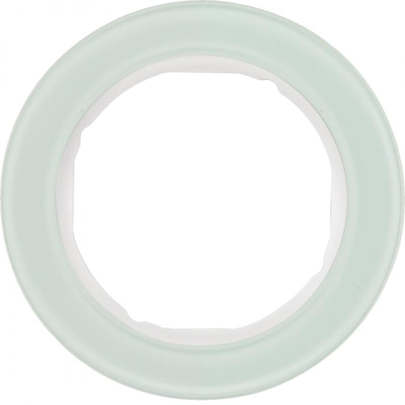 Hager Rahmen 1fach R.Classic Glas pw