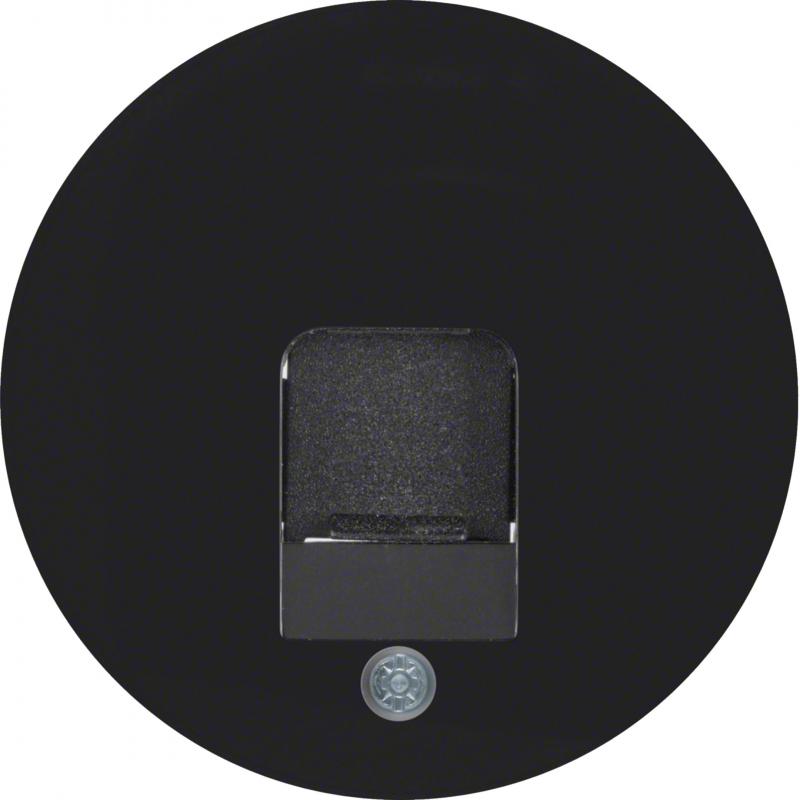 Hager Zentralstück m Staubs R.Cl schwarz