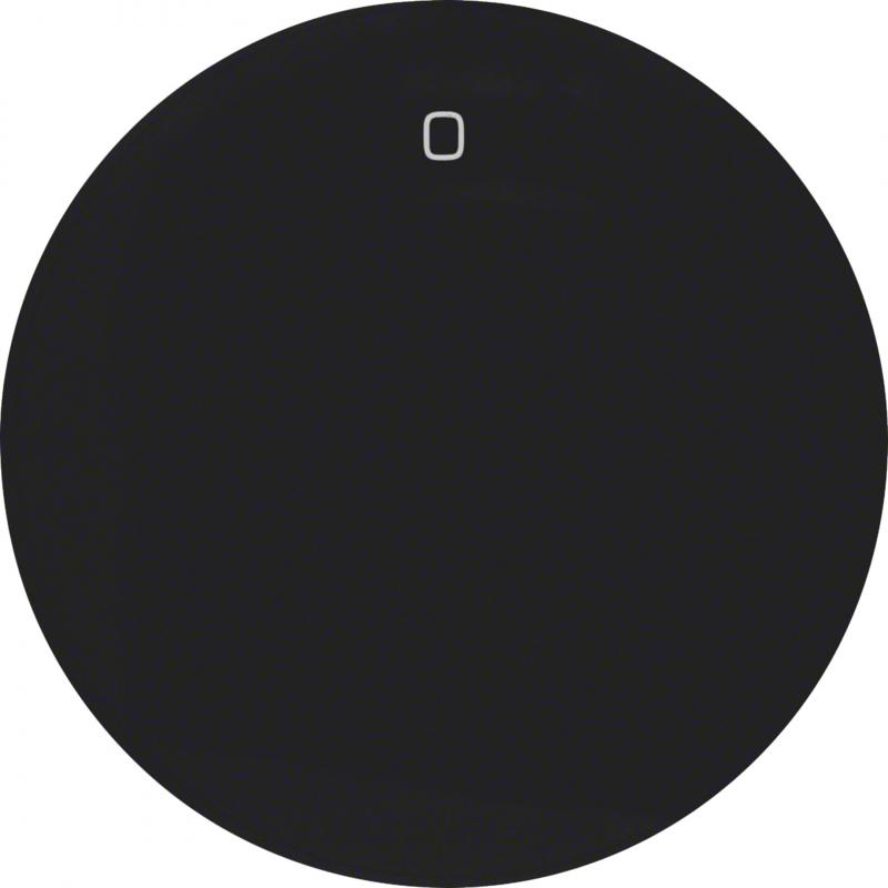 Hager Wippe m Aufdruck 0 R.Cl schwarz