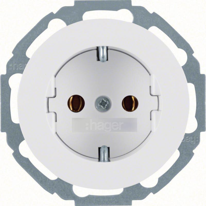 Hager Steckdose SCHUKO Serie R.classic pw