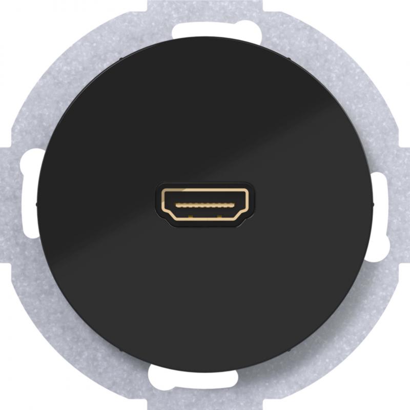 Hager HDMI Steckdose m 90° Stcka. R.Cl sw