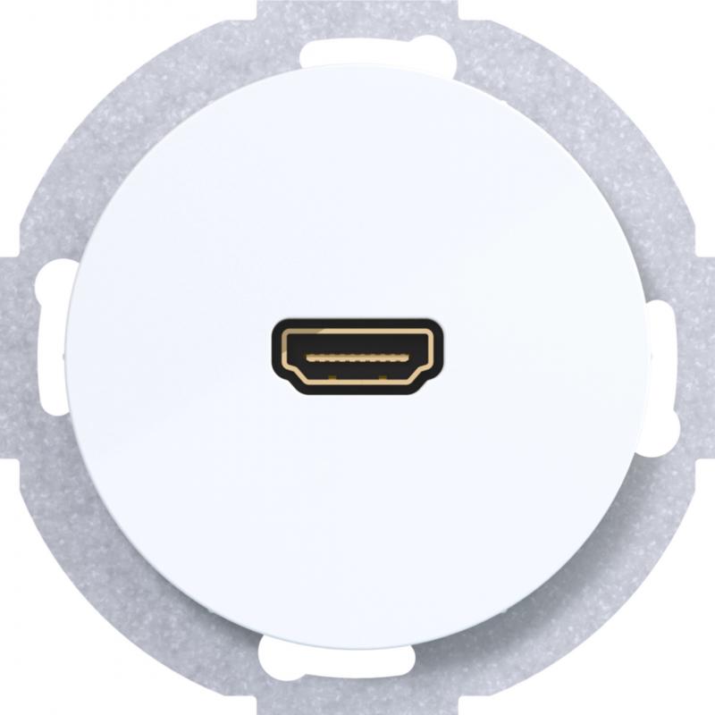Hager HDMI Steckdose m 90° Stcka. R.Cl pw
