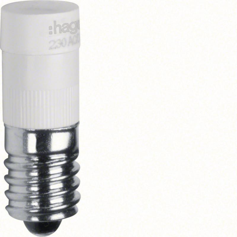 Hager LED-Leuchtmittel E10 weiß