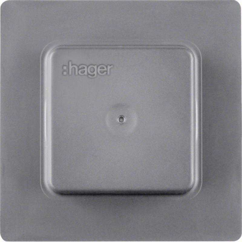 Hager Schutzhaube für SCHUKO und Schalter grau