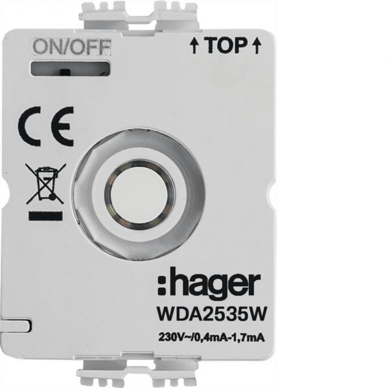 Hager LED-Modul Drehschalter 230V mit N-Leiter