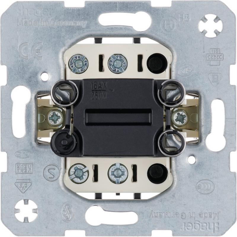 Hager Ausschalter UP 2-polig 16AX 250V