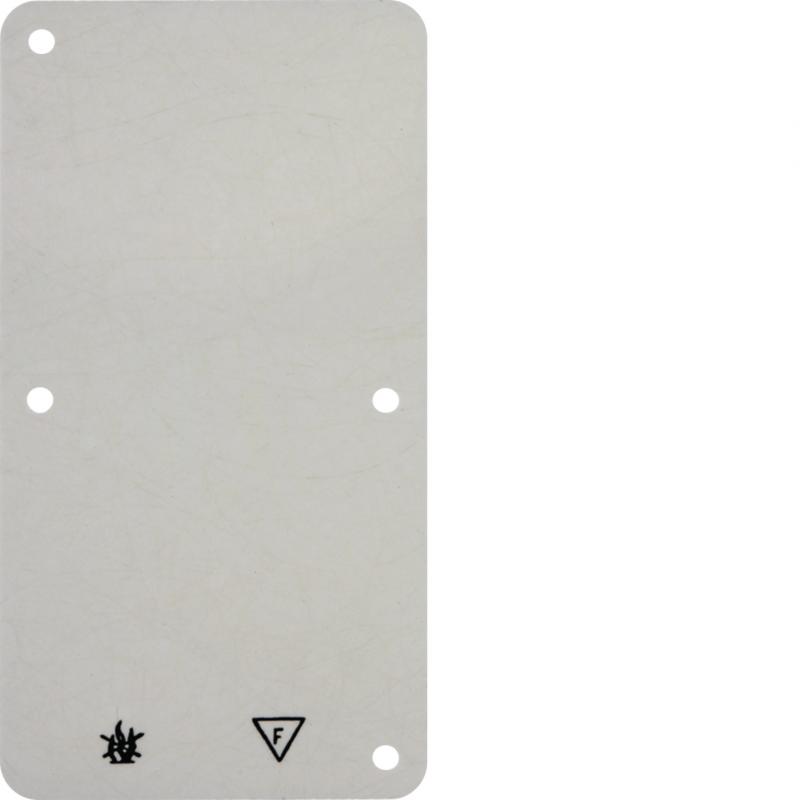 Hager Bodenplatte für AP-Rahmen 2fach 82x153mm