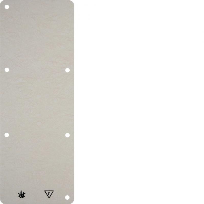 Hager Bodenplatte für AP-Rahmen 3fach 82x225mm