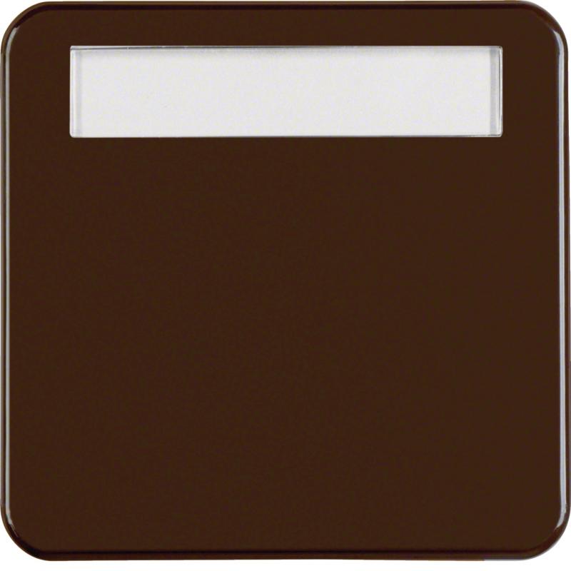 Hager Wippe mit Beschrift.feld WGUP IP44 braun