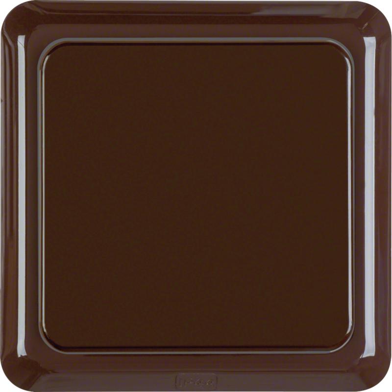 Hager Steckdose SCHUKO Klap Rahm WGUP IP44 br