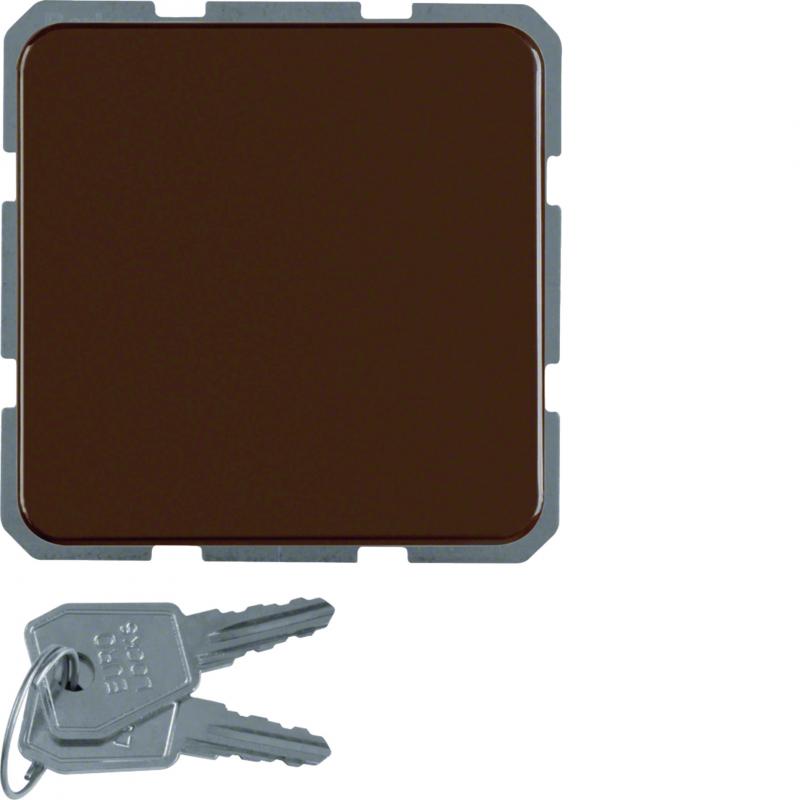 Hager Steckd SCHUKO Klap Schloss WG UP IP44 br