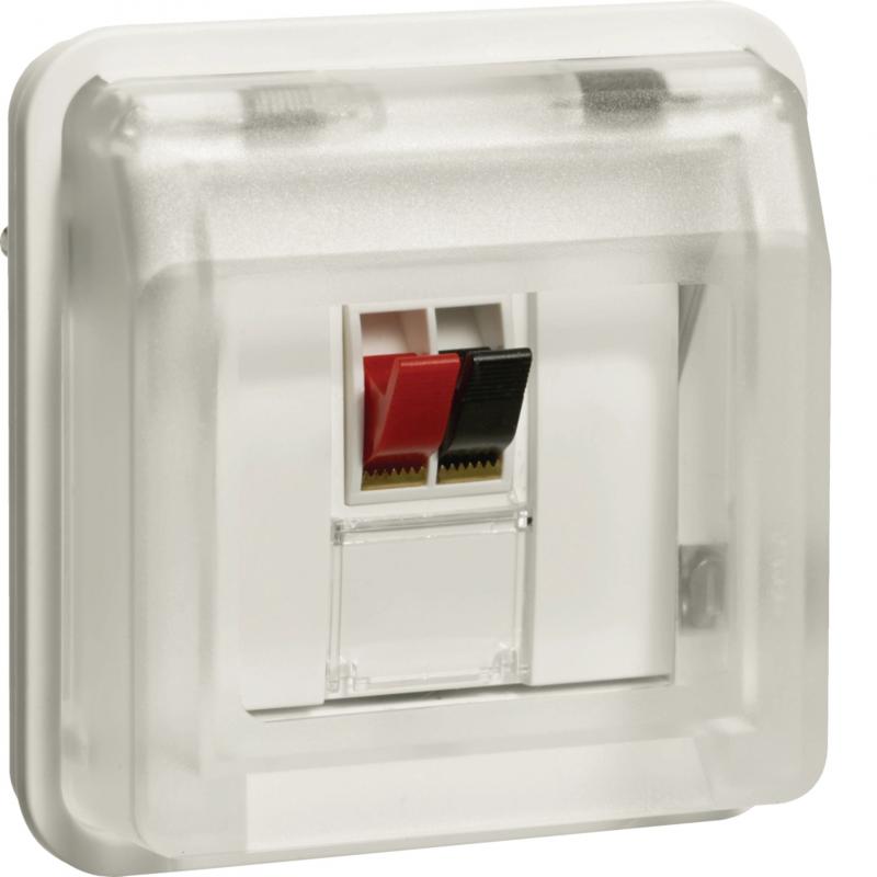 Hager Lautsprecherdosen-Einsatz 1F W.1 pw