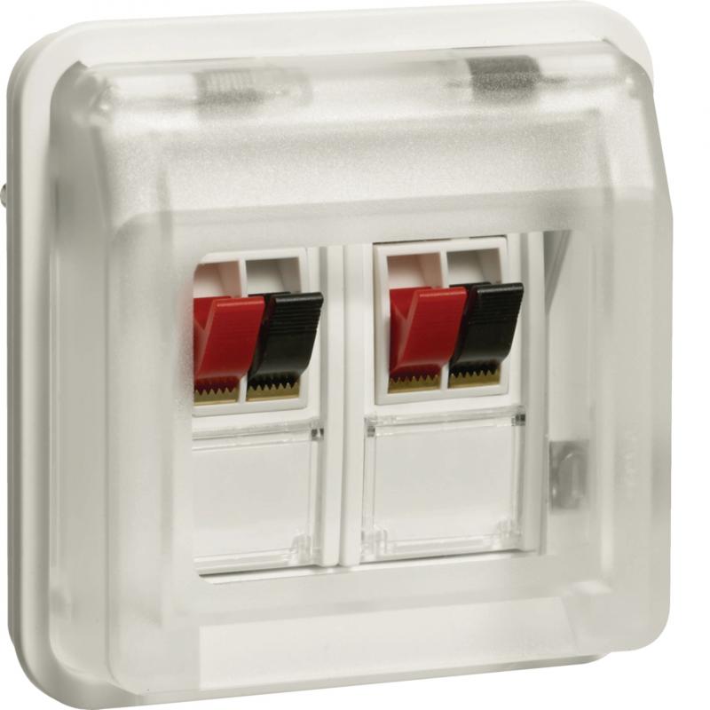 Hager Lautsprecherdosen-Einsatz 2F W.1 pw