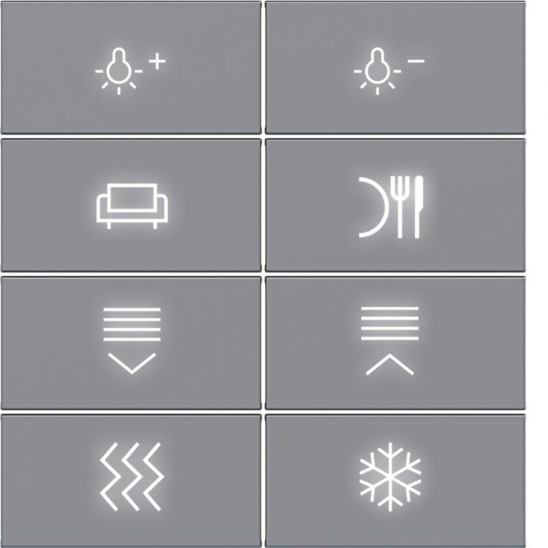 Hager Aufs. KNX Tsens 8f Bel. A.x/C.x tit met