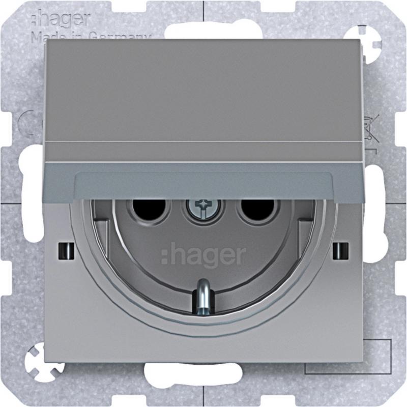 Hager Stkd SCHUKO KLD EHBS A.x/C.x titan met