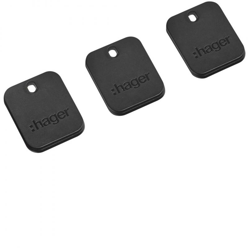 Hager RFID Schlüsselanhänger drei Stück