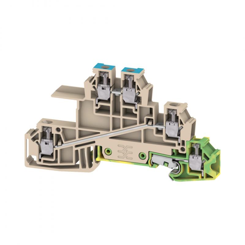 Hager Durchg. 1xN / 1xDurchg. L / 1 x PE,4mm²