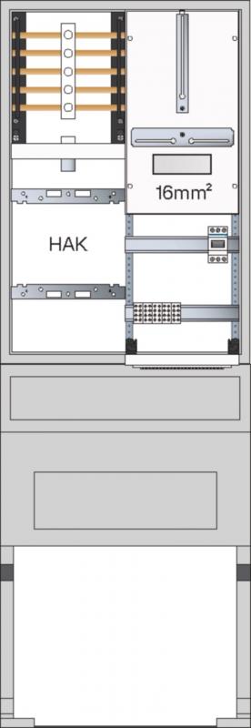 Hager ZAS,universZ,175,1ZP,3.HZ,5P