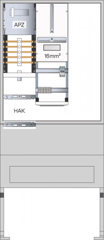 Hager ZAS,universZ,207,1ZP,3.HZ,5P,LF,APZ