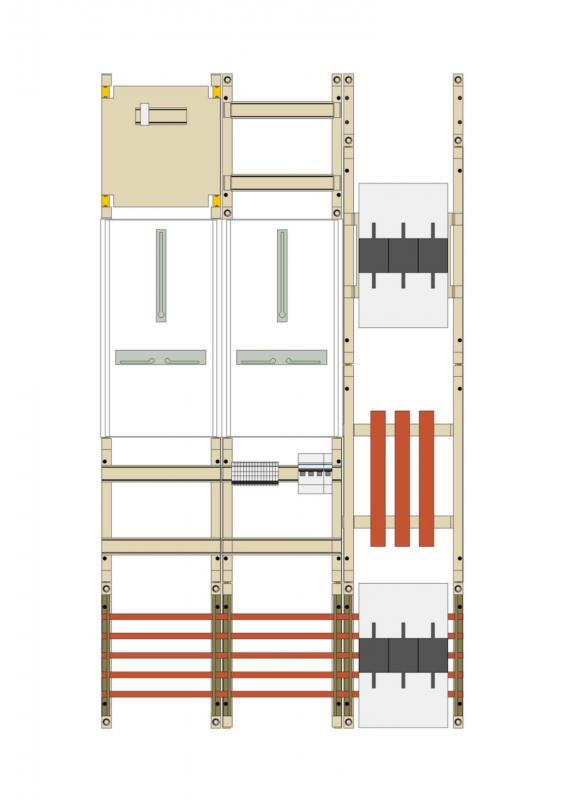 Hager Wa+MeFeld,Univ.N,1350x750x160,DE,200A