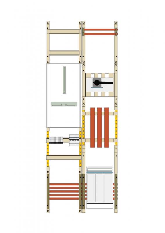Hager Wa+MeFeld,Univ.N,1350x500x160,DE,200A
