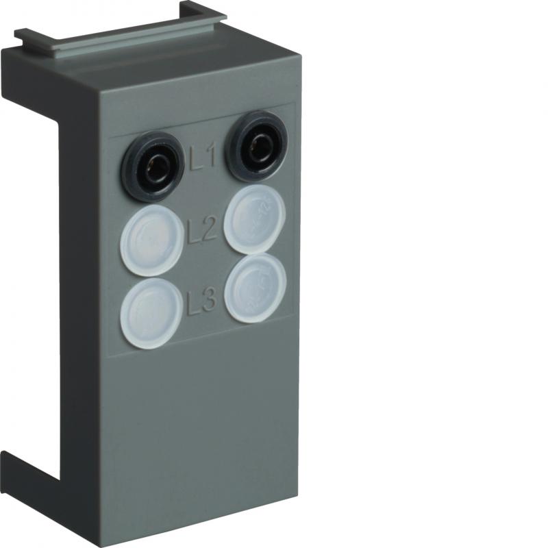 Hager Gerätehalter f. Amperemeter 3-phasig FV+