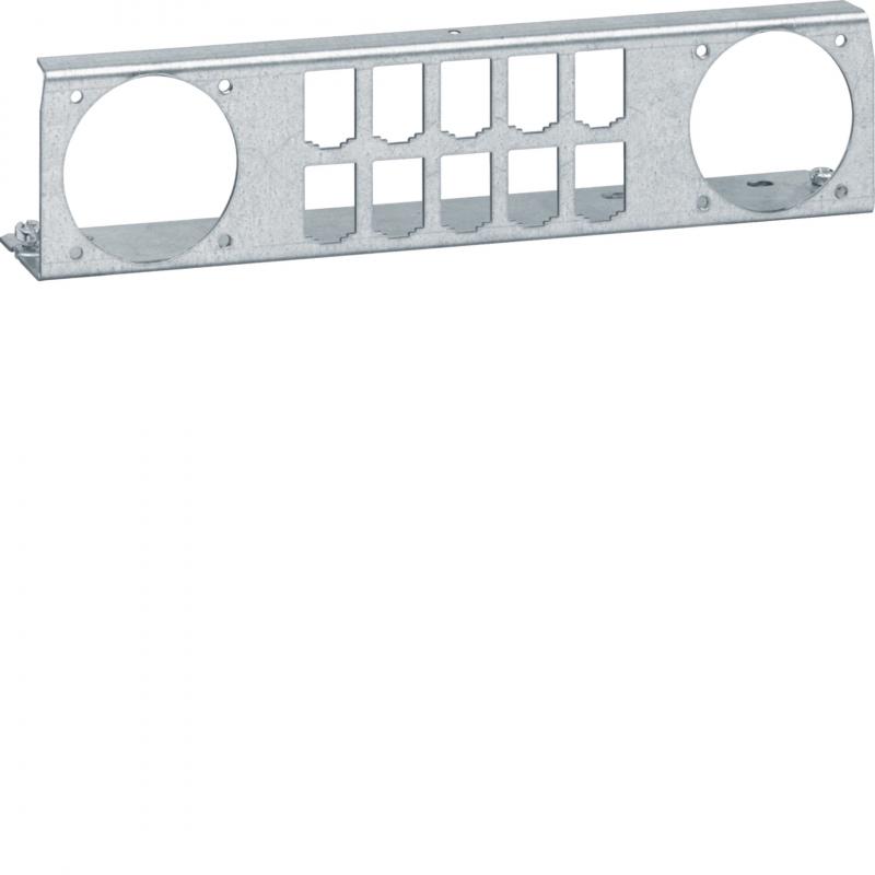 Hager Patchpanel für 10xRJ45+2x Integro flow