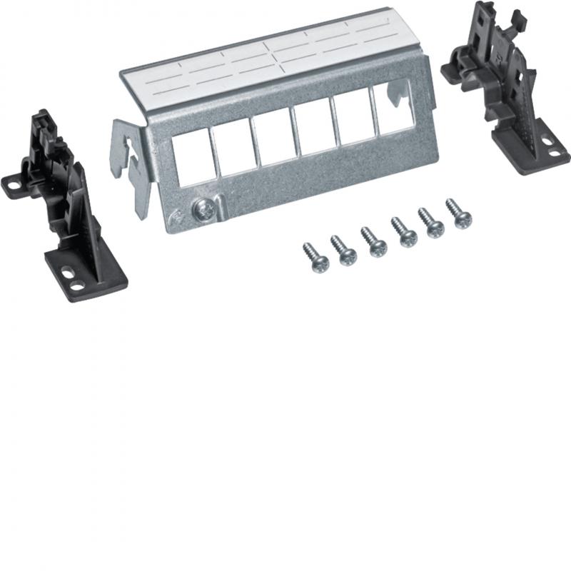 Hager Patch-Panel,universal,Keystone,6x,leer