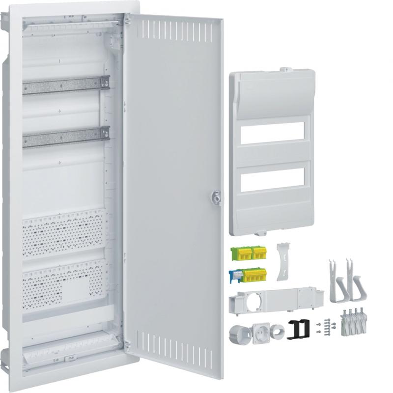 Hager Hybrid,volta,HW24PLE,2MPL,Stahlblechtür