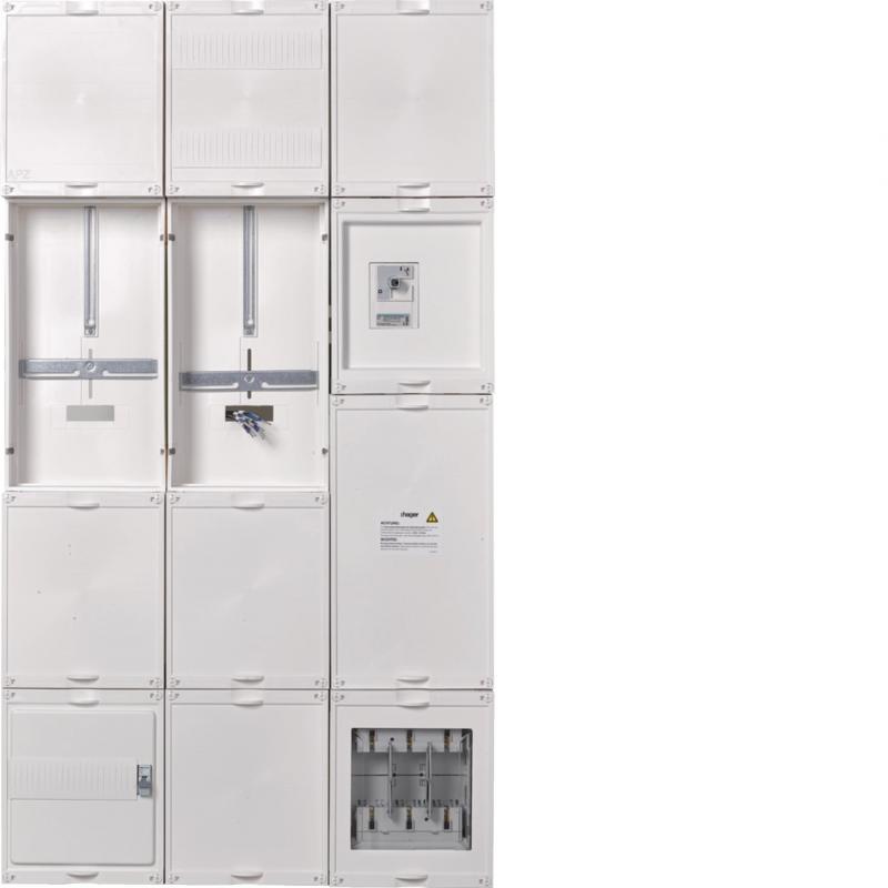 Hager Wa+MeFeld,Univ.N,200A,1350x750x160,TN-S