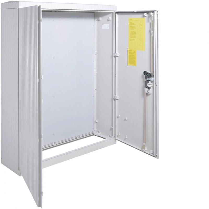 Hager Kabelverteilerschrank Gr.2/1355, mit Montageplatte, 1355x1110x315 mm (HxBx