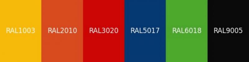 Hager unibar M, Bestelloption RAL nach Wahl