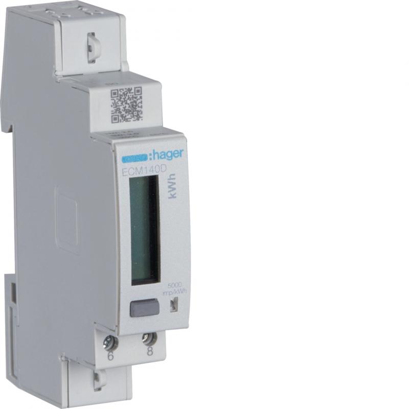 Hager Energiezähler 1ph,direkt 40A, MBUS, MID
