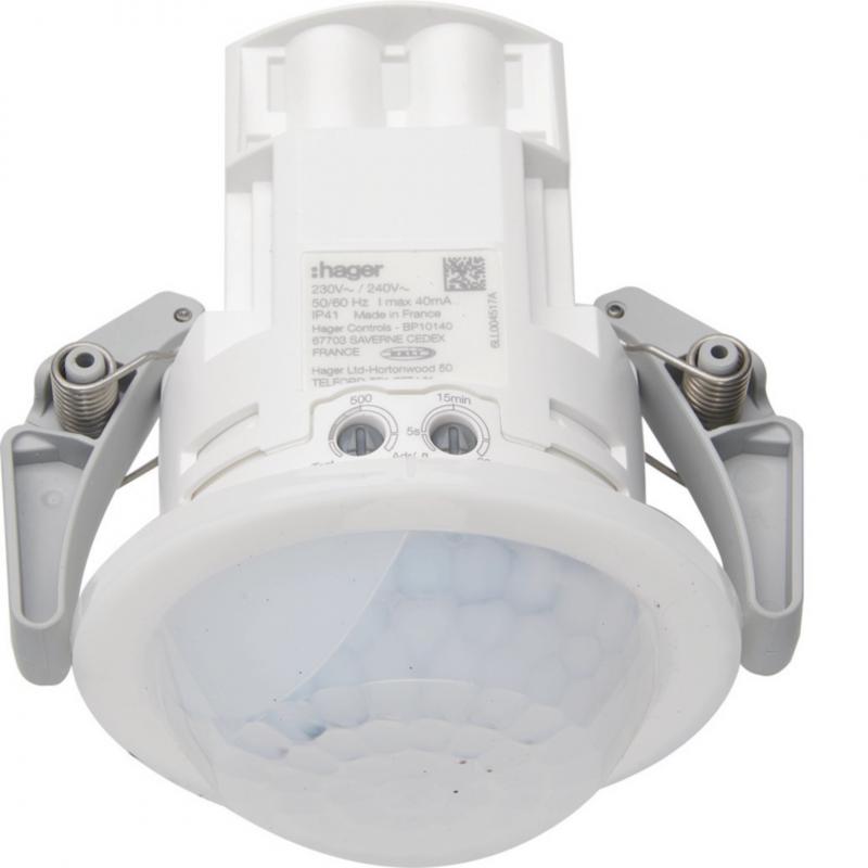 Hager Einbau DALI2 Bewegungsmelder Korridor  360°, Erfassung 30x5m