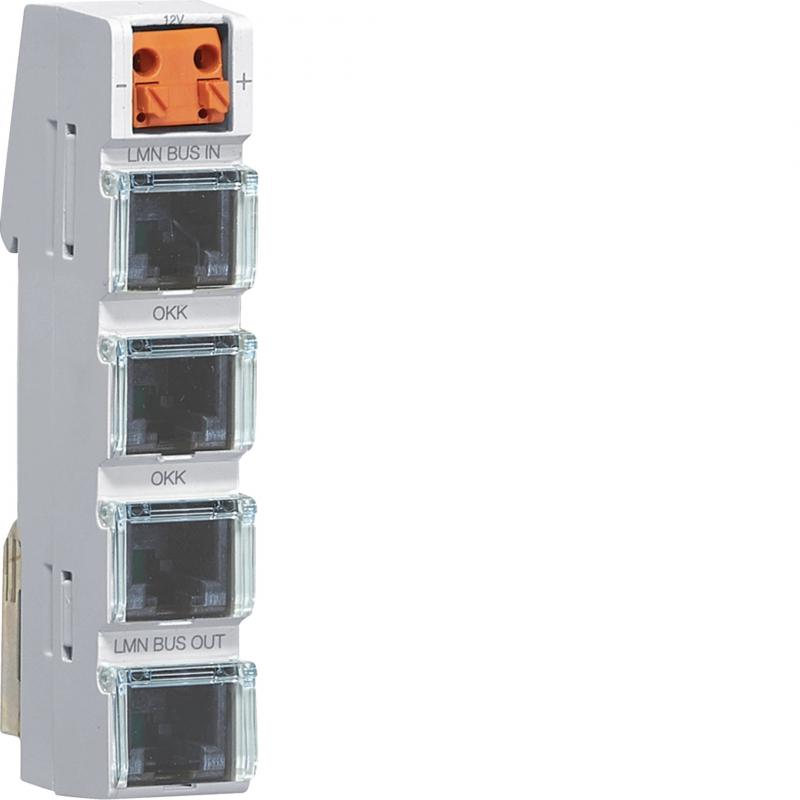 Hager LMN-Modul mit 4xRJ12, aktiv, 1 PLE