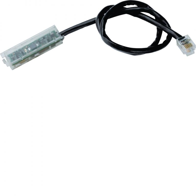 Hager BKE-I-Datenschnittstelle (OKK) für eHz, 1Mbit, Länge 450mm, IP30, RJ12