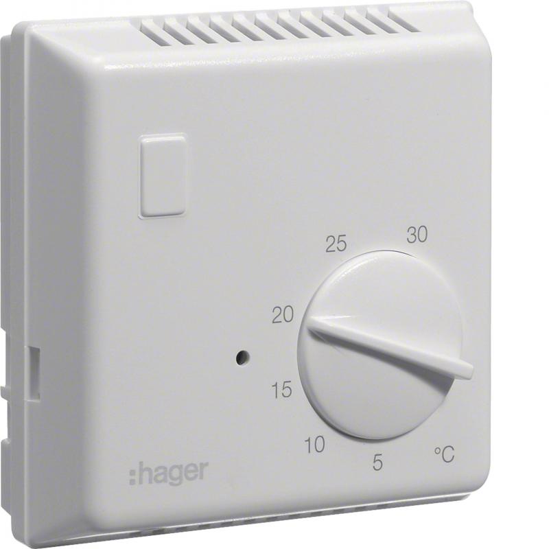 Hager Raumthermostat,Bimetall,m.Schließerkont.