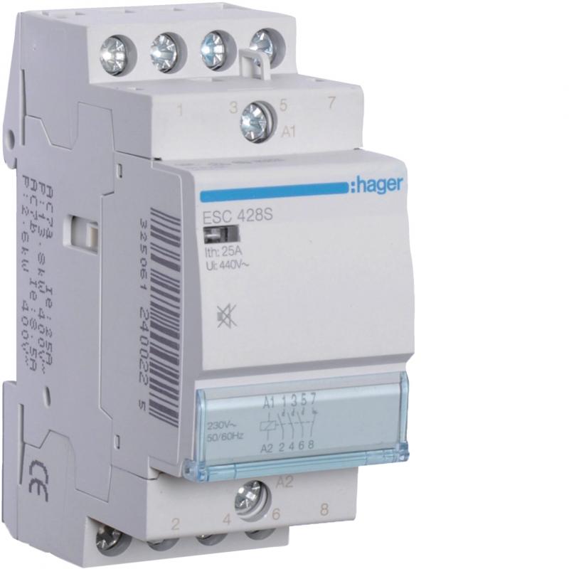 Hager Installationsschütz brumm 25A 3S+1Ö 230V