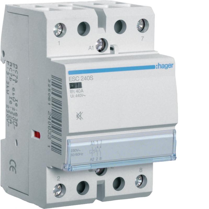 Hager Installationsschütz brumm 40A 2S 230V