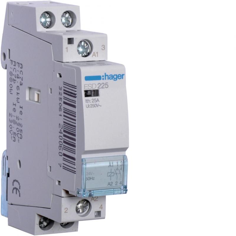 Hager InstallationsSchütze 25A 2S 24V