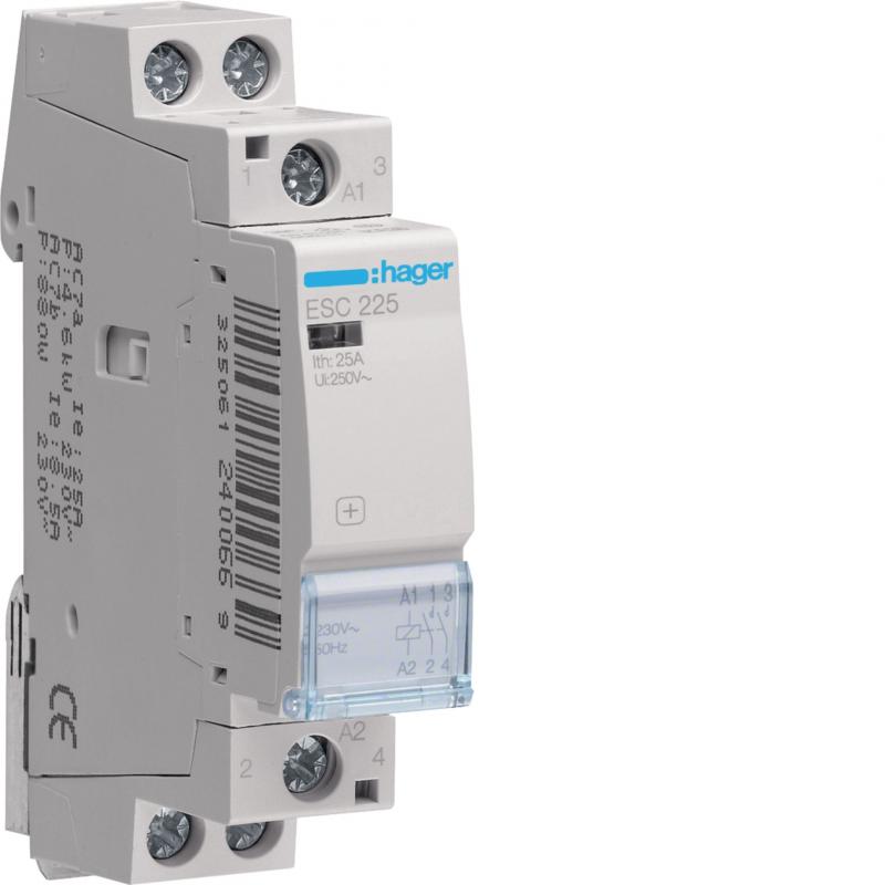 Hager InstallationsSchütze 25A 2S 230V