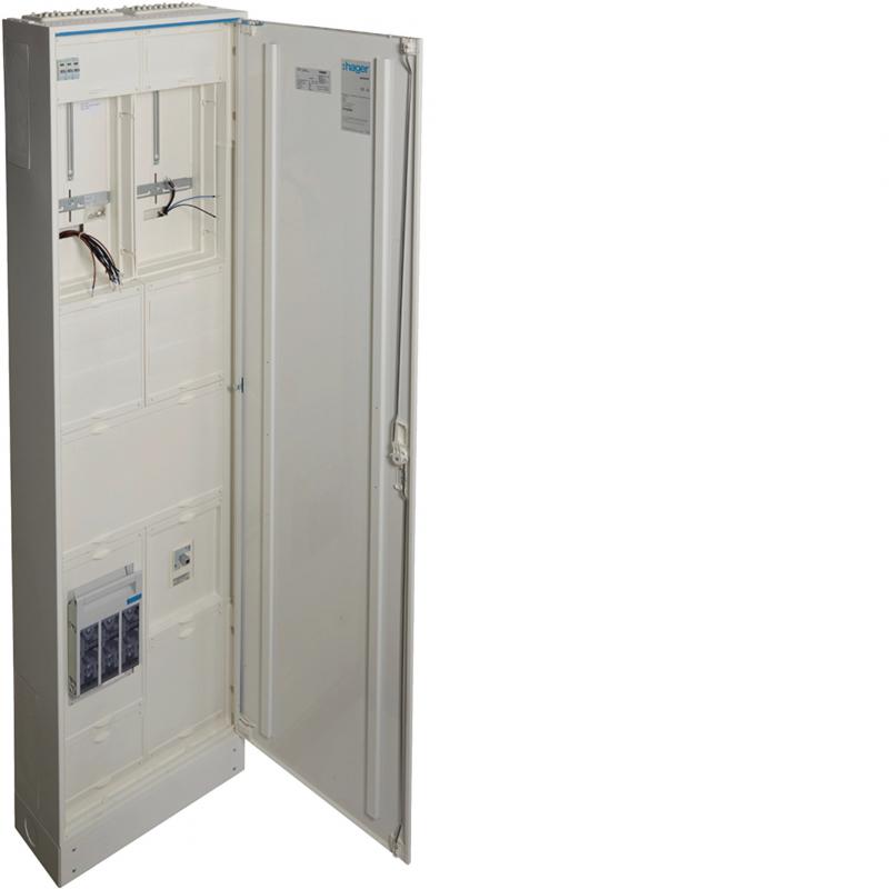 Hager Wa+MeSchrank,universN, 250A,IP44,1950mm