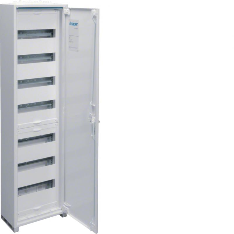 Hager Feldverteiler AP, univers, IP44, SKII, 84PLE, 1100x300x161 mm, QuickConnec