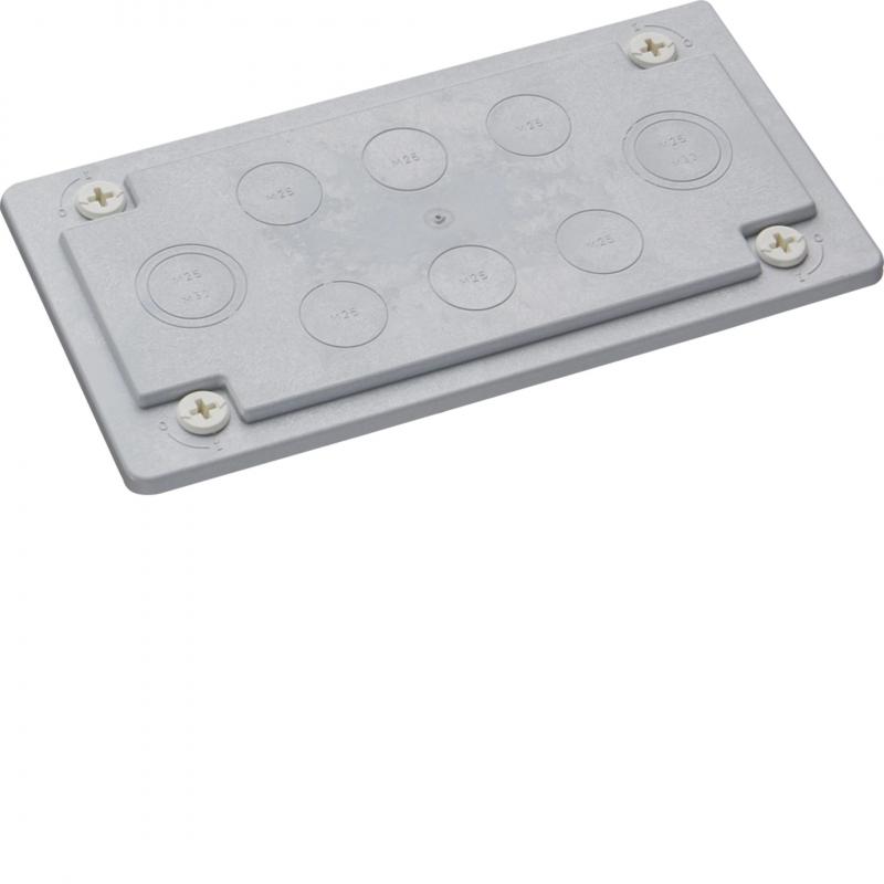 Hager LEF,univers,metrisch, 6x M25 + 2x M25/32