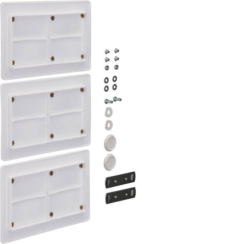 Hager Verbinder,univers,SK gleich,f.IP54,3feld