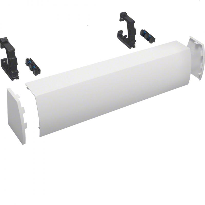 Hager Kabelrangierkanal, 3-feldig, aufsteckbar, HxBxT 176 x 800 x 135mm, reinwei